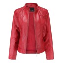 Damen-Kunstlederjacke P1393 4