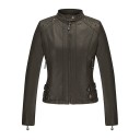 Damen-Kunstlederjacke P1541 5