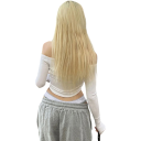Damen Langarm Top Schulterfrei Elastisches Crop Top Slim Fit T-Shirt Elegant Casual Taille Slim Top 3
