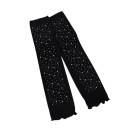 Damen lange Fingerlose Handschuhe mit Glitzer aus atmungsaktivem Polyester in Schwarz für gesellschaftliche und abendliche Anlässe 4