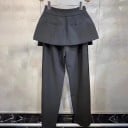 Damen lange Hose mit Gürtel 5