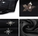 Damen lange Tüllrock mit goldenen und silbernen Sternen Elastischer Bund Luftiger, fließender Schnitt Polyester und Tüll Für den Alltag 4