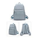 Damen Leder Rucksack mit Diebstahlschutz, geräumig 25 × 11 × 36 cm, echtes Rindsleder, für Laptop, zur Schule und auf Reisen 25