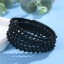 Damen-Lederarmband mit Steinen 1