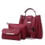 Damen-Lederhandtaschen-Set 3-tlg. M1625 4