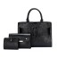 Damen-Lederhandtaschen-Set 3-tlg. M1660 5