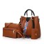 Damen-Lederhandtaschen-Set 4-tlg. M1069 9