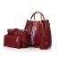 Damen-Lederhandtaschen-Set 4-tlg. M1069 1