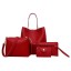 Damen-Lederhandtaschen-Set 4-tlg. M1626 3