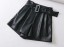 Damen-Ledershorts A687 8