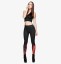 Damen-Leggings mit Flammen – Schwarz 5