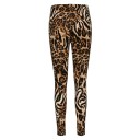 Damen-Leggings mit Leopardenmuster J521 2