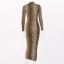 Damen-Midikleid mit Animal-Print 4