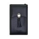 Damen Mini Crossbody Tasche für Mobiltelefone Mit Quaste Metallverzierung Vordertasche Künstliches PU-Leder Breite 11 cm Höhe 18 cm 1