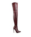 Damen-Overknee-Stiefel mit Schlangenmuster J2373 16