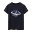 Damen-Pailletten-T-Shirt mit einem Planeten 3