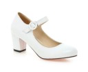 Damen-Pumps aus Leder mit Schnalle J2377 10