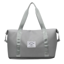Damen Reisetasche aus strapazierfähigem Nylon mit Schultergurt, Handgriffen und Befestigung für den Koffergriff 8