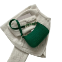 Damen Retro Handtasche 19 x 5 x 42 cm Stilvolle Tasche aus Filz mit länglichem Format für den täglichen Gebrauch 10