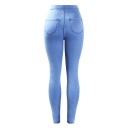 Damen-Röhrenjeans blau 1