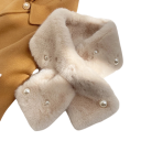 Damen Schal 80–100 x 11,5 cm Einfarbiger Schal aus Kunstfell Weicher, wärmender, modischer Winteraccessoire Eleganter, bequemer Fellschal für den täglichen Gebrauch 26