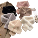 Damen Schal 80–100 x 11,5 cm Einfarbiger Schal aus Kunstfell Weicher, wärmender, modischer Winteraccessoire Eleganter, bequemer Fellschal für den täglichen Gebrauch 6