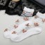 Damen-Seidensocken mit Blumen 8