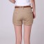 Damen-Shorts aus Baumwolle mit Gürtel J1078 6