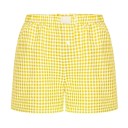 Damen Shorts Lockerer Schnitt Karierter Gummizug Polyester Einfarbig Lässige Sommer Shorts Bequeme Freizeitkleidung 10