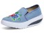 Damen-Slip-On-Sneaker mit Blumen J2404 10