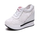 Damen-Sneaker mit floraler Spitze J1176 16