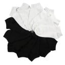 Damen Sneaker Socken 7 Paar Set für die ganze Woche Niedriger Schnitt für Sneakers Einheitsgröße Polyester mit Spandex Einfarbig ohne Muster 4