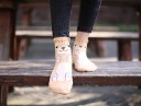 Damen-Socken mit Katzen – 5 Paar 7