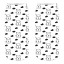 Damen-Socken mit Katzen A665 5