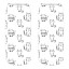 Damen-Socken mit Katzen A665 10