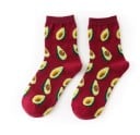 Damen Socken mit Obst Baumwolle Polyester 6