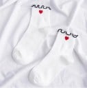 Damen Socken mit Rüschen Baumwolle Spandex 1