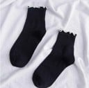 Damen Socken mit Rüschen Baumwolle Spandex 8