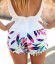 Damen-Sommershorts mit Federn 1