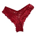 Damen Spitzen Nachthemd Babydoll mit Spitzenhöschen auf dünnen Trägern mit vorne offenen und mit Rüsche gesäumten Rock 12