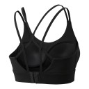 Damen Sport-BH mit doppelten dünnen Trägern, die sich am Rücken kreuzen, mit Polstern und Hakenverschluss für Yoga und Fitness 13