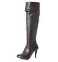 Damen-Stiletto-Stiefel aus Leder J1723 9