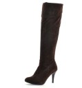 Damen-Stiletto-Stiefel aus Wildleder J2399 9