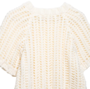 Damen Strickpullover mit kurzen Ärmeln Schnürung an den Seiten Einfarbiger eleganter Top mit Rundhalsausschnitt Polyester Verschiedene Farben 21