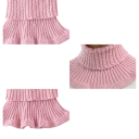 Damen Strickschal 15 x 16 cm Weicher Baumwollkragen für den Winter Elegantes wärmendes Accessoire aus feinem Strick für modernen Damenstil 2