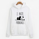 Damen-Sweatshirt I HATE MORNINGS 1