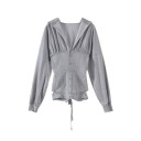 Damen-Sweatshirt in Grau 1