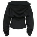 Damen-Sweatshirt in Schwarz 1