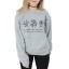 Damen-Sweatshirt mit Blumen A7 5