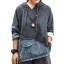 Damen-Sweatshirt mit Denim-Einsatz 7